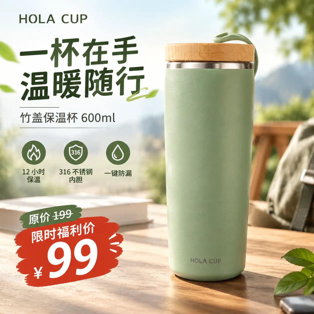 营销主图 · 保温杯