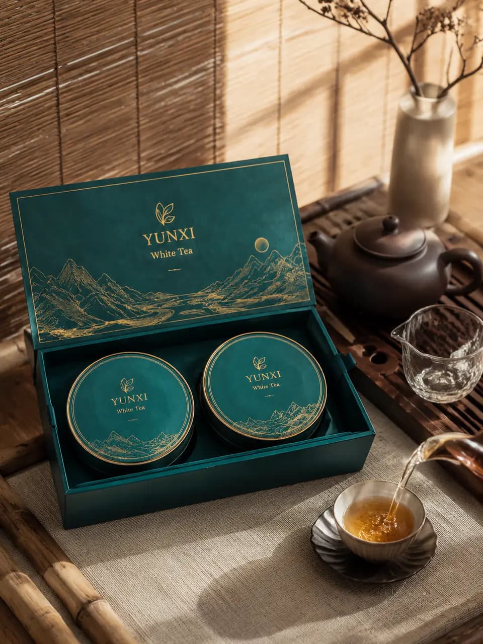 茶酒礼盒 · 白茶礼盒